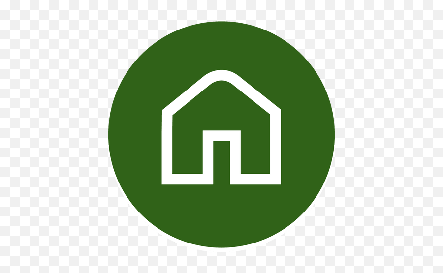 Green House Png U0026 Svg Transparent Background To Download - Icone Casa Transparente Redondo,Green Home Icon
