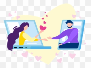 Relationship Illustrations Images U0026 Vectors - Royalty Free Desenho Amor Virtual png