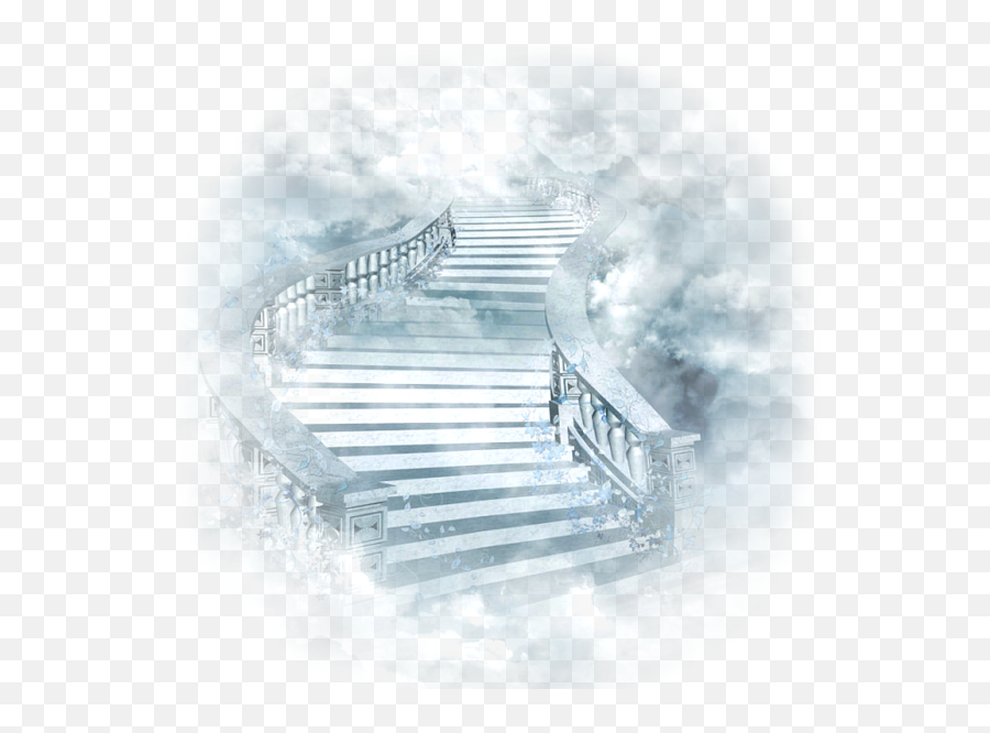 Download Heaven Tattoos Stairways Paper Background - Stairs To The Sky Png,Stairway Png
