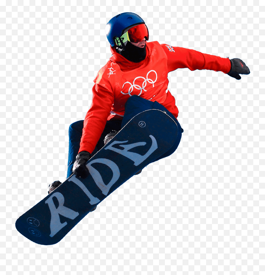Snowboarding Clipart Olympic - Winter Olympics Snowboarding Drawing Png,Snowboarder Png