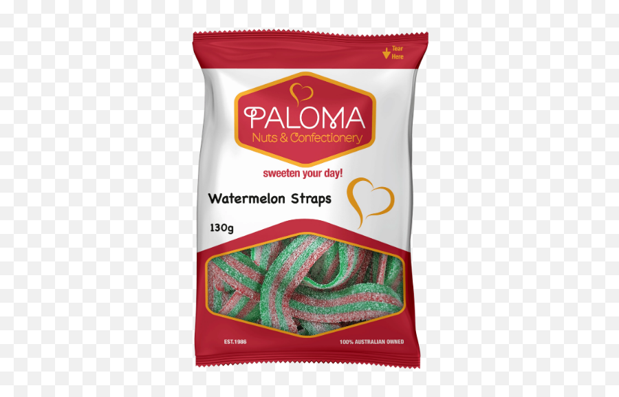 Paloma Sour Watermelon Straps - Paloma Lollies Png,Paloma Png