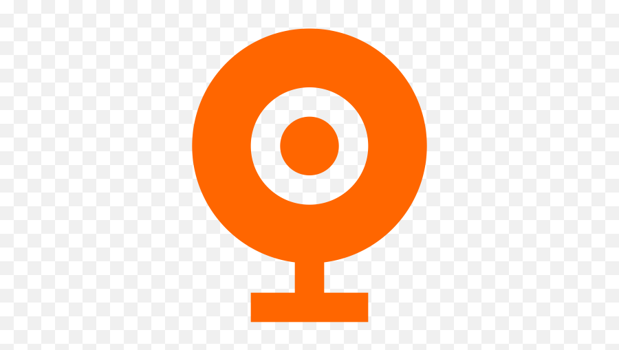 Live Icon Png Symbol Orange - Dot,Telecom Icon