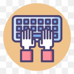 Typing - Clip Art png