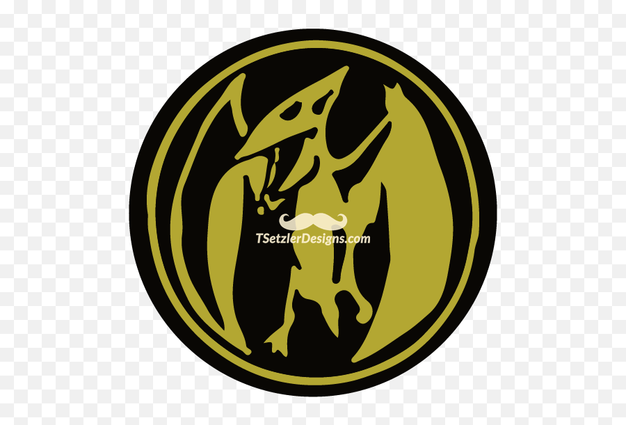 Power Ranger Logos U2013 Tsetzler Designs - Gold Pterodactyl Power Ranger Png,Birthday Logos