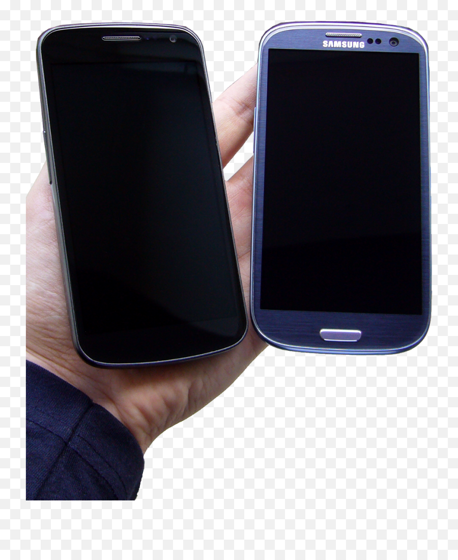 Galaxy Nexus And S Iii Side - Samsung Galaxy S Iii Png,Samsung Phone Png