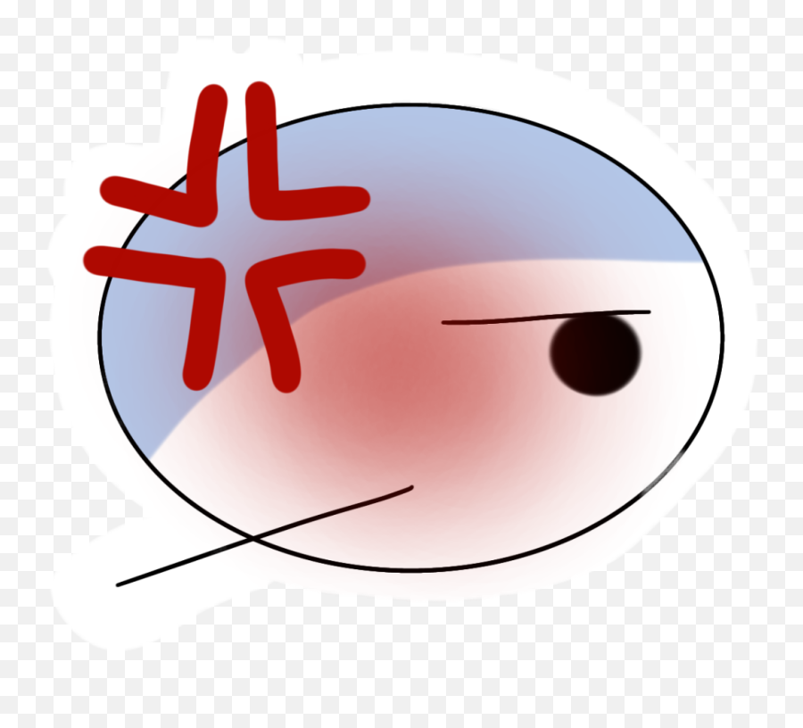 Angry Annoyed Emoji Art - Sticker By Teehee Circle Png,Annoyed Emoji Transparent