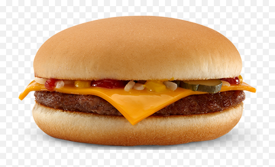 Cheeseburger Clipart Burger Mcdonalds - Mcdonalds Happy Meal Burger Png,Cheeseburger Transparent