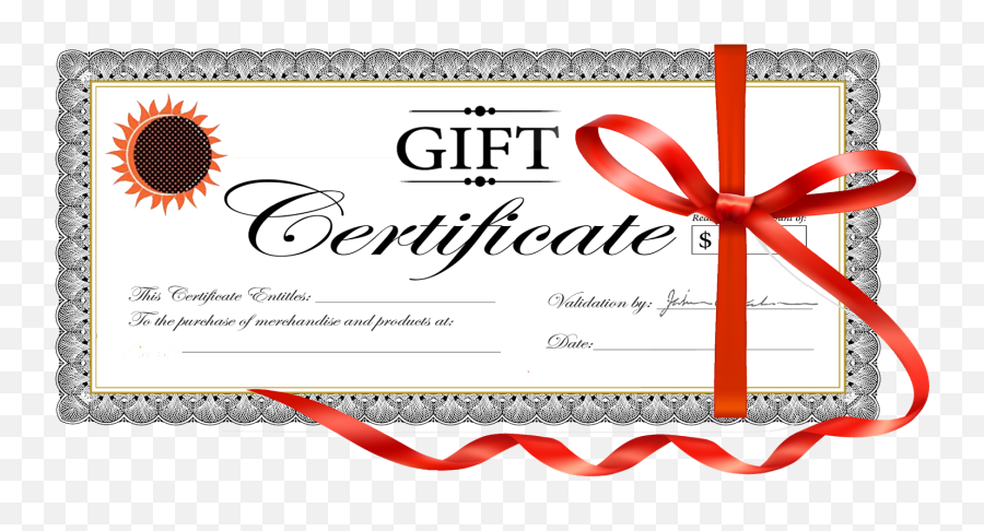 Certificate Of Gift - Gift Certificate Png,Certificate Background Png