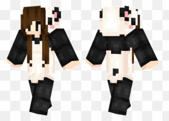 Panda Girl - Skins De Minecraft Girls Png,Minecraft Transparent Background