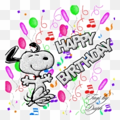 Confetti Gif Design S Pinterest Email Congratulations Happy - Birthday Snoopy png