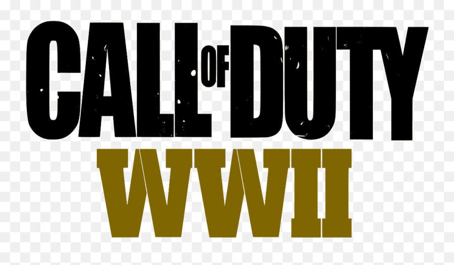 Ww2 Logo - Call Of Duty Ww2 Font Png,Call Of Duty Wwii Png