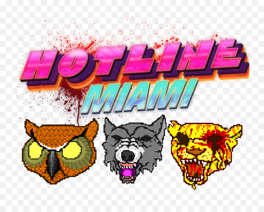 Hotline Miami Png Image With No - Hotline Miami Logo Png,Miami Png