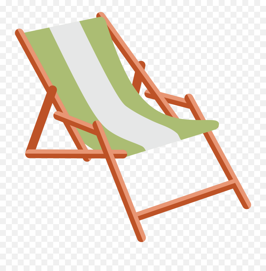Table Deckchair Folding Chair Sling - Vector Green Beach Transparent Background Lawn Chair Png,Beach Chair Png