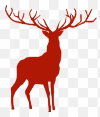Gallery For U0026gt Santa Sleigh Silhouette Png Reindeer - Christmas Deer