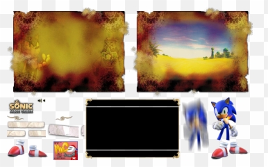 Pc Computer - Sonic Maze Craze Main Menu The Spriters Painting Png,Sonic Rings Png