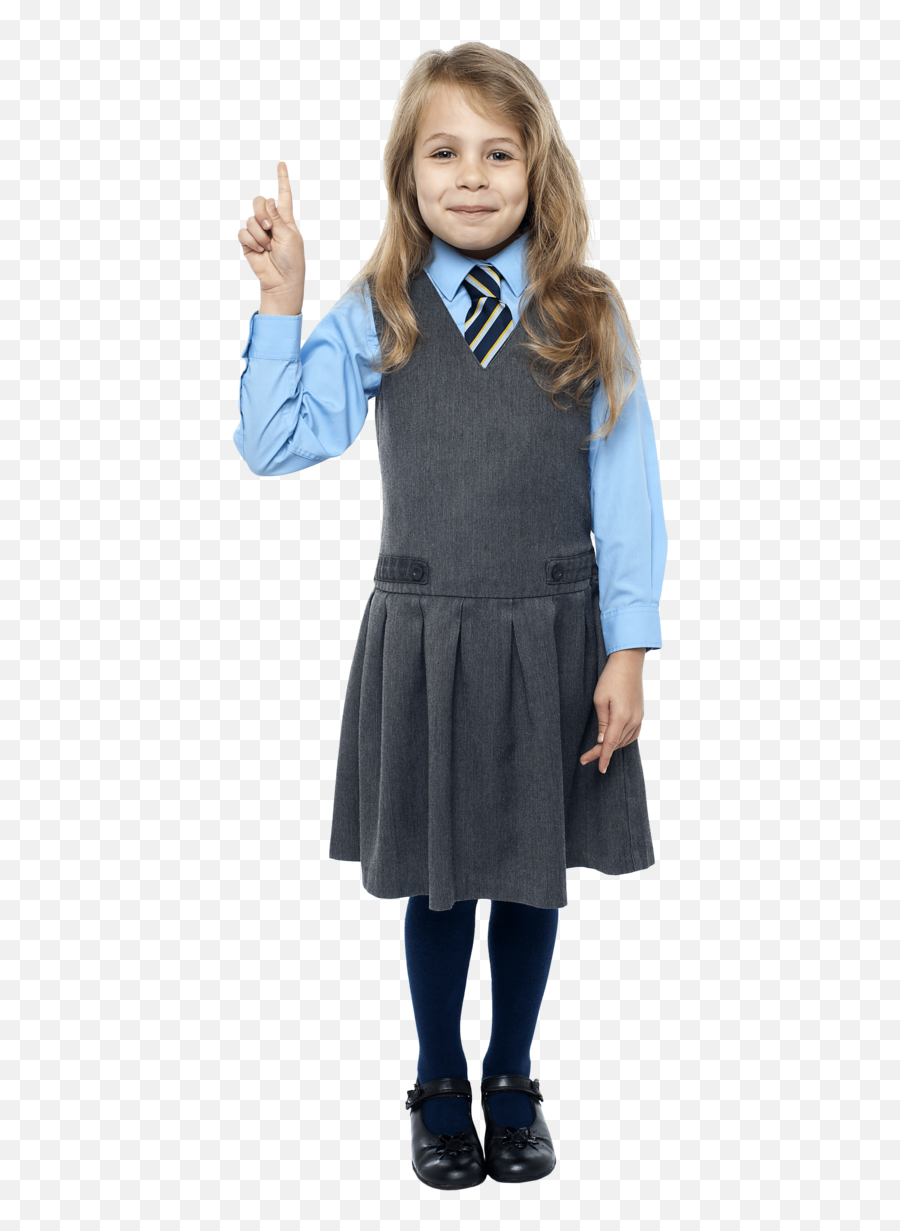 Download Free Png School - Girl Dlpngcom Uniform School Children Png,Girl Standing Png