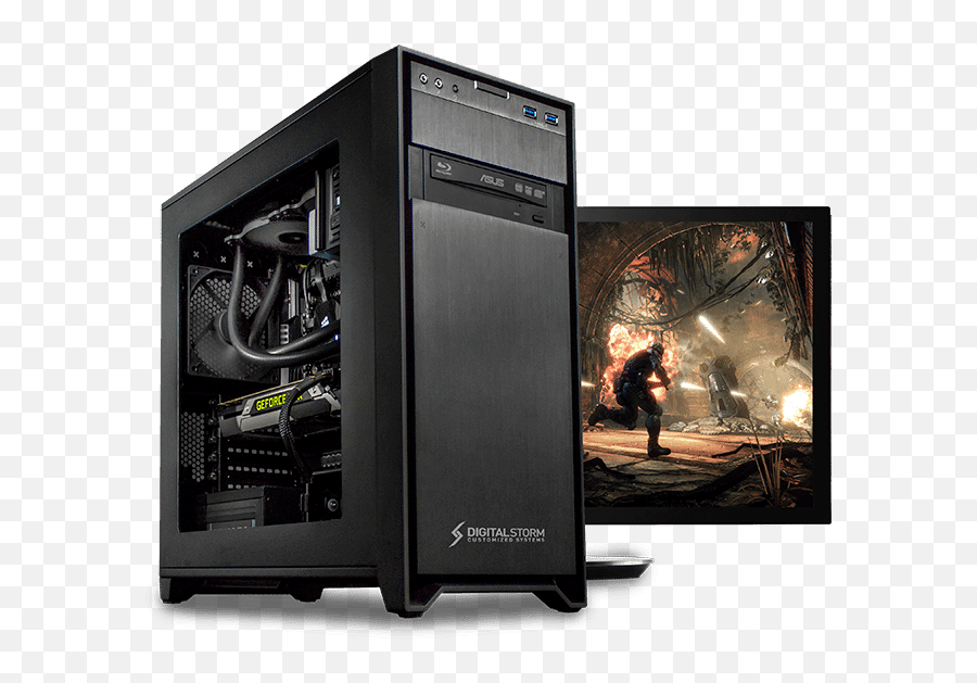 Digital Storm Unveil Their New Virtue Gaming Pc Eteknix - Digital Storm Lynx Cd Png,Gaming Pc Png