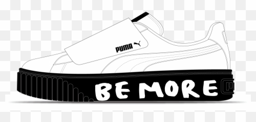 Puma Y Shantell Martin Unen Fuerzas En Una Nueva - Skate Shoe Png,Puma Shoe Logo