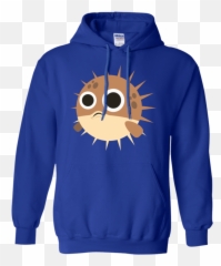 Puff Fish Emoji Hoodie Png