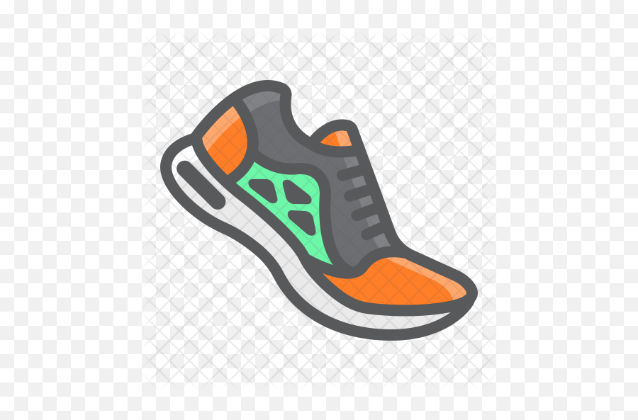 Running Shoe Icon - Running Shoes Icon Png,Sneakers Transparent Background