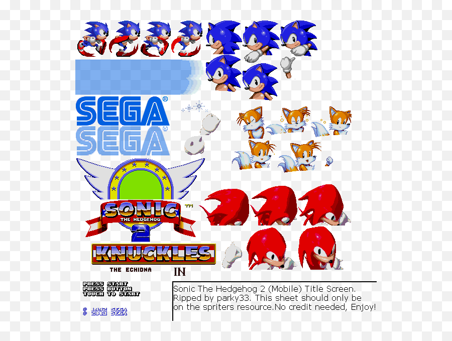 Title Screen - Clip Art Png,Sonic The Hedgehog 2 Logo