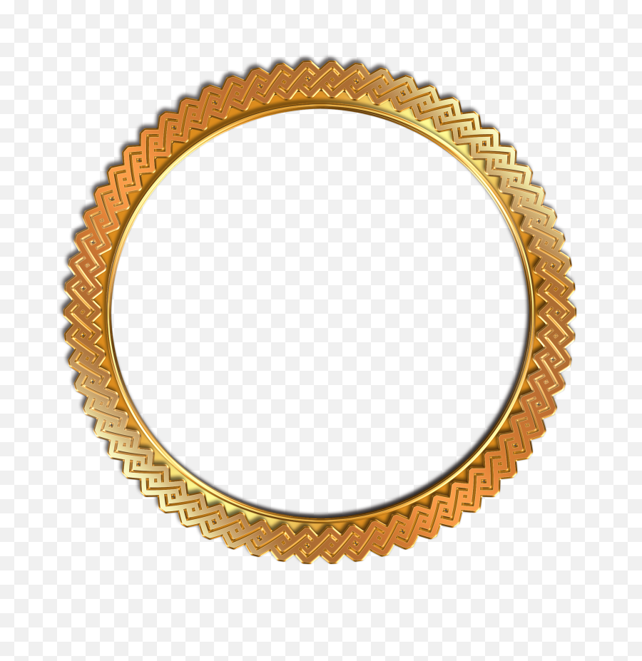 Download Gold Circle Frame Png - Transparent Background Circle Frame Png,Gold Circle Png