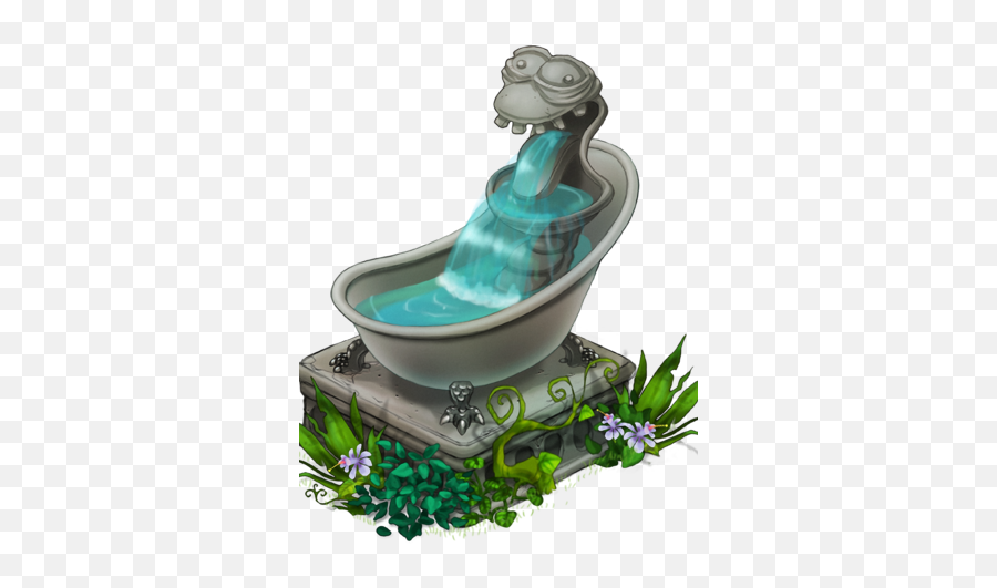 Tub Fountain - Fountain Png,Water Fountain Png