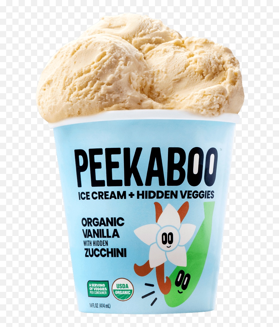 Vanilla Ice Cream - Peekaboo Organic Ice Cream Png,Vanilla Ice Cream Png