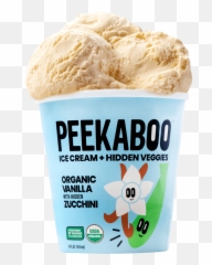 Vanilla Ice Cream - Peekaboo Organic Ice Cream Png,Vanilla Ice Cream Png