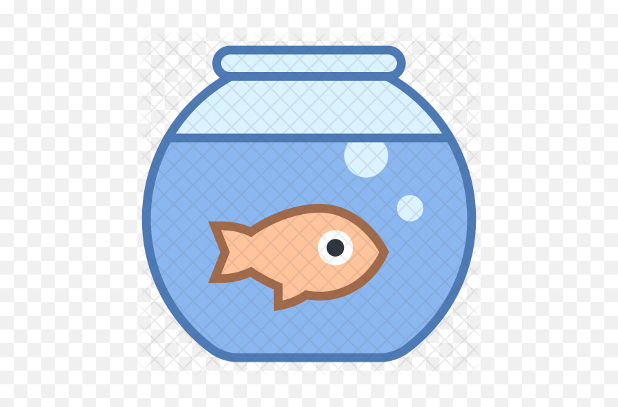 Aquarium Icon Of Colored Outline Style - Fish Tank Clipart Transparent Png,Aquarium Png