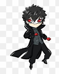 Joker Persona 5 Chibi Transparent Png - Portable Network Graphics