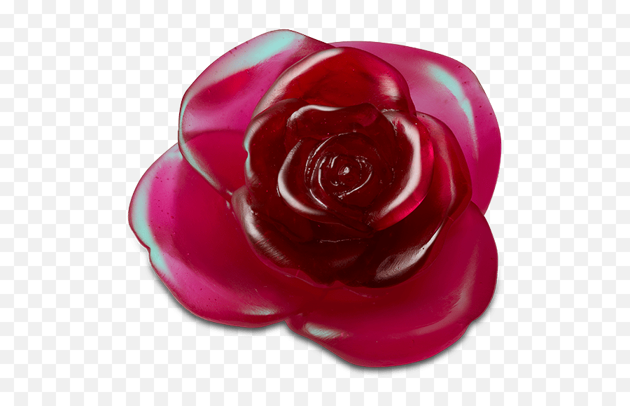 Daum Crystal Red Flower Rose Passion - Daum Png,Red Flower Transparent