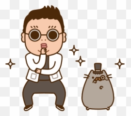 Download Hd Gif Pusheen Transparent Png Image - Nicepngcom Mother Father In Gif,Pusheen Png