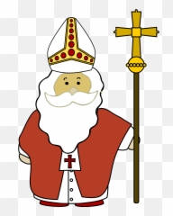 Clipart - Cartoon Drawing Of Pope Png,Pope Hat Png