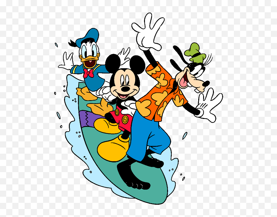 Clipart Beach Goofy Transparent - Mickey Mouse Colouring Pages Png,Goofy Transparent