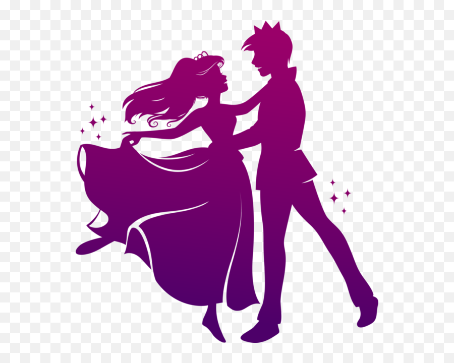 Prince And Princess Dancing Clipart - Transparent Couple Dance Png,Couples Png