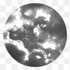 Cloudy Sky 6 Gobo - Cumulus Full Size PNG Download SeekPNG Monochrome