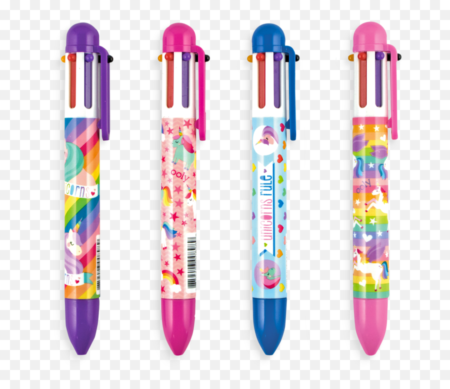 6 Colors In One Ink Pen - Pen With Multiple Colors Png,Ink Pen Png