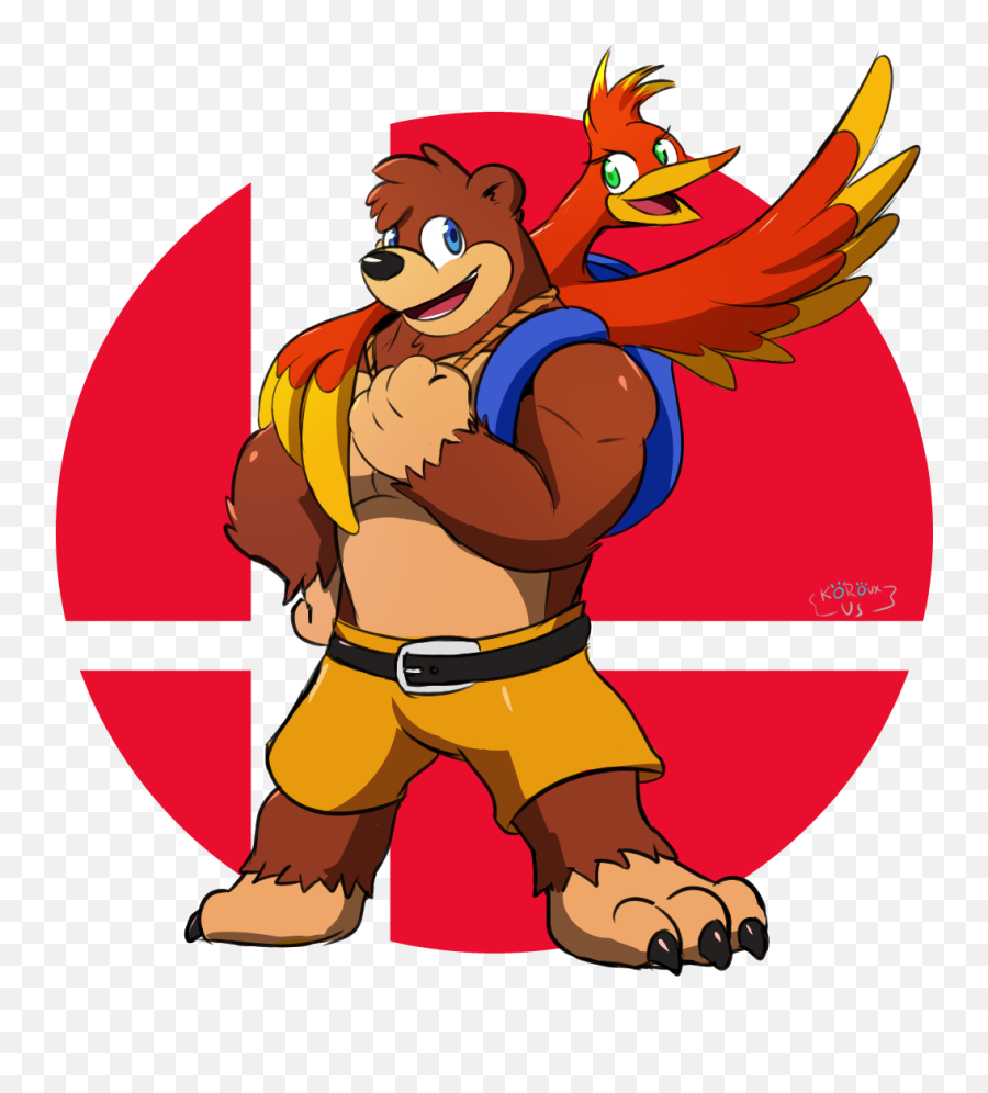 Banjo Kazooie Smash By Korouxus - Fur Affinity Dot Net Banjo Kazooie Cartoon Png,Banjo Kazooie Png