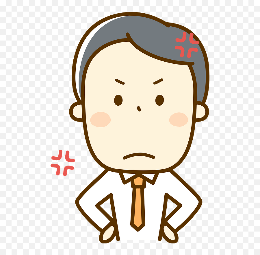 James Businessman Is Angry Clipart Free Download - Drink Coffee Clipart Png,Angry Transparent