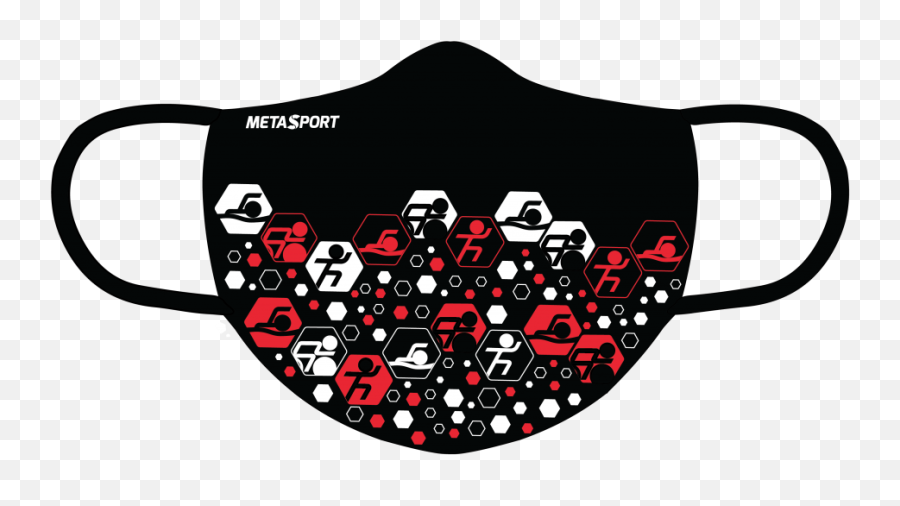 Face Mask Get Your Triathlon Metasport - Stencil De Animado Facil Del Uso Obligatorio Png,Swim Bike Run Logo