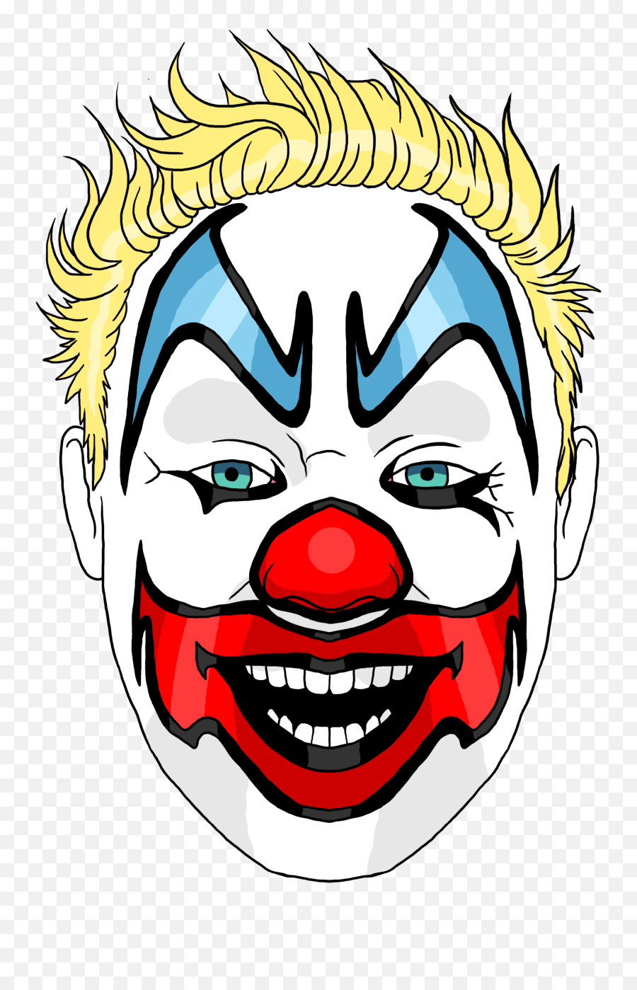 Flipflop The Clown Clipart - Full Size Clipart 4220616 Flipflop The Clown Png,Clown Emoji Transparent