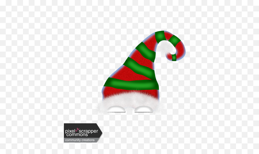 Elf Hat 1 Graphic - Candy Cane Png,Elf Hat Transparent