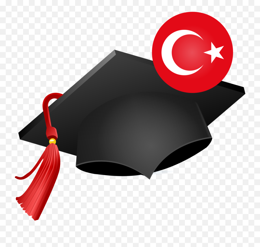 Graduation Hat With Turkish Flag - Hat Png,Turkey Flag Icon