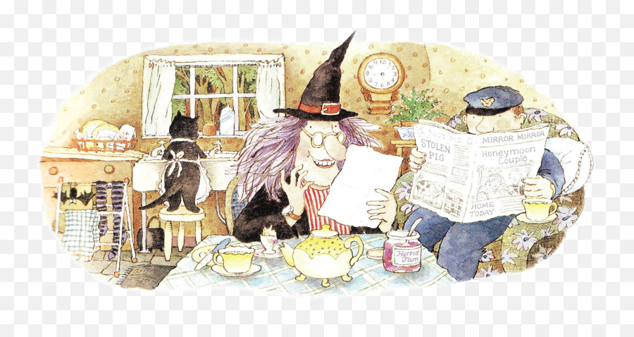 Famous Witches U2013 Jack Henseleit - Jolly Postman Wicked Witch Png,Howls Moving Castle Icon