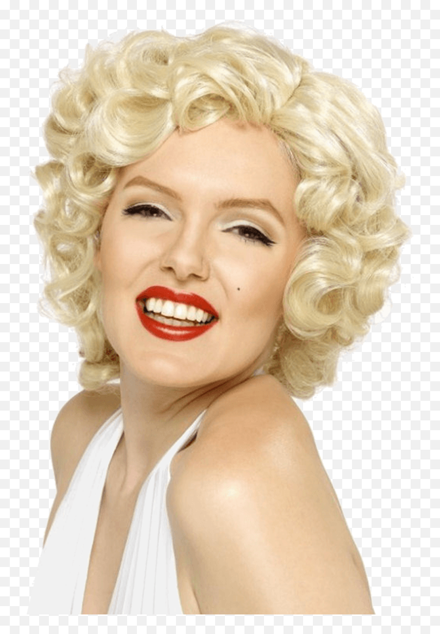 Marilyn Monroe Short Blonde Wig - Marilyn Monroe Wig Png,Marilyn Monroe Icon