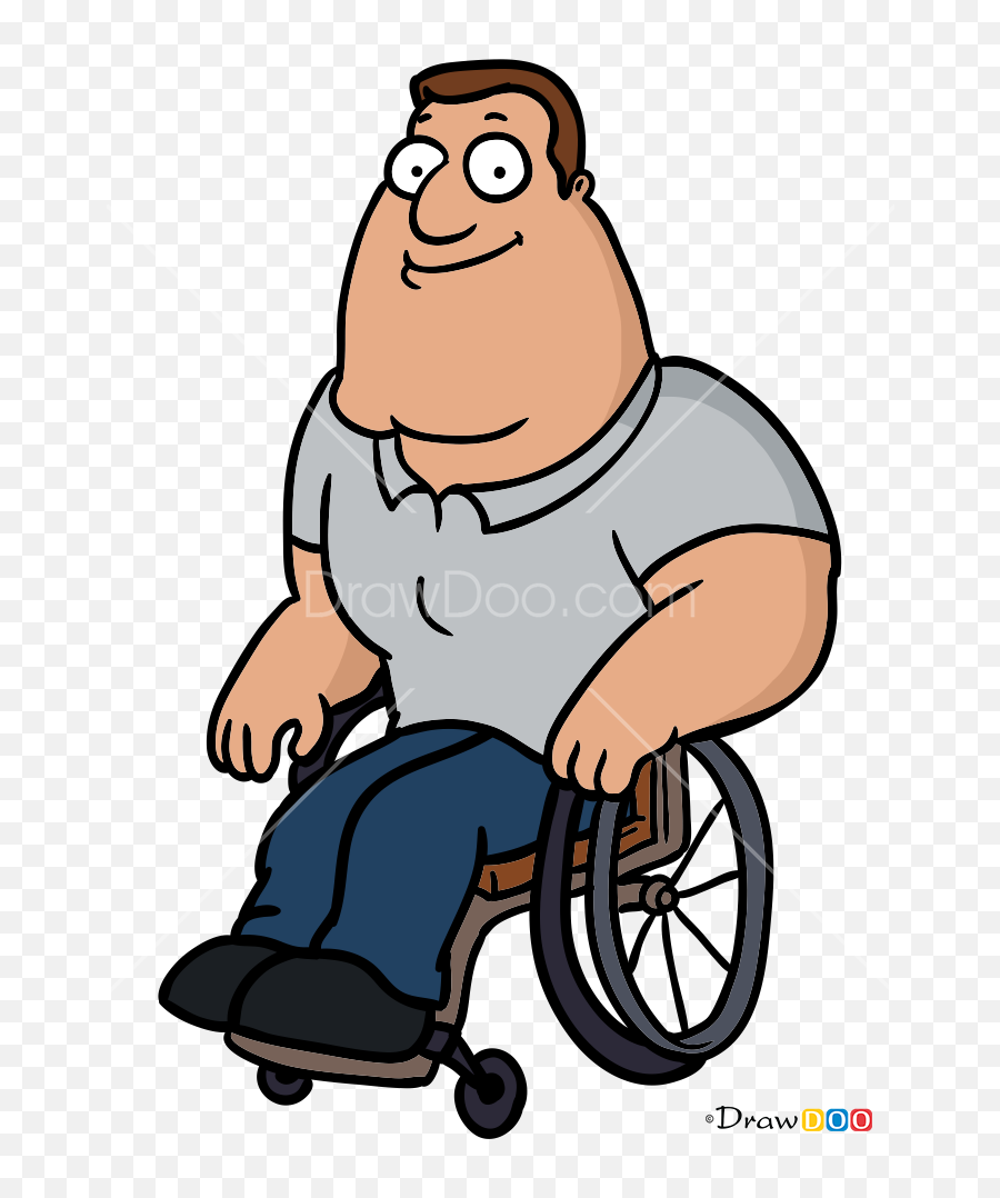 Joe Swanson Transparent - Someone In A Wheelchair Clipart Joe Swanson Family Guy Png,Wheelchair Transparent