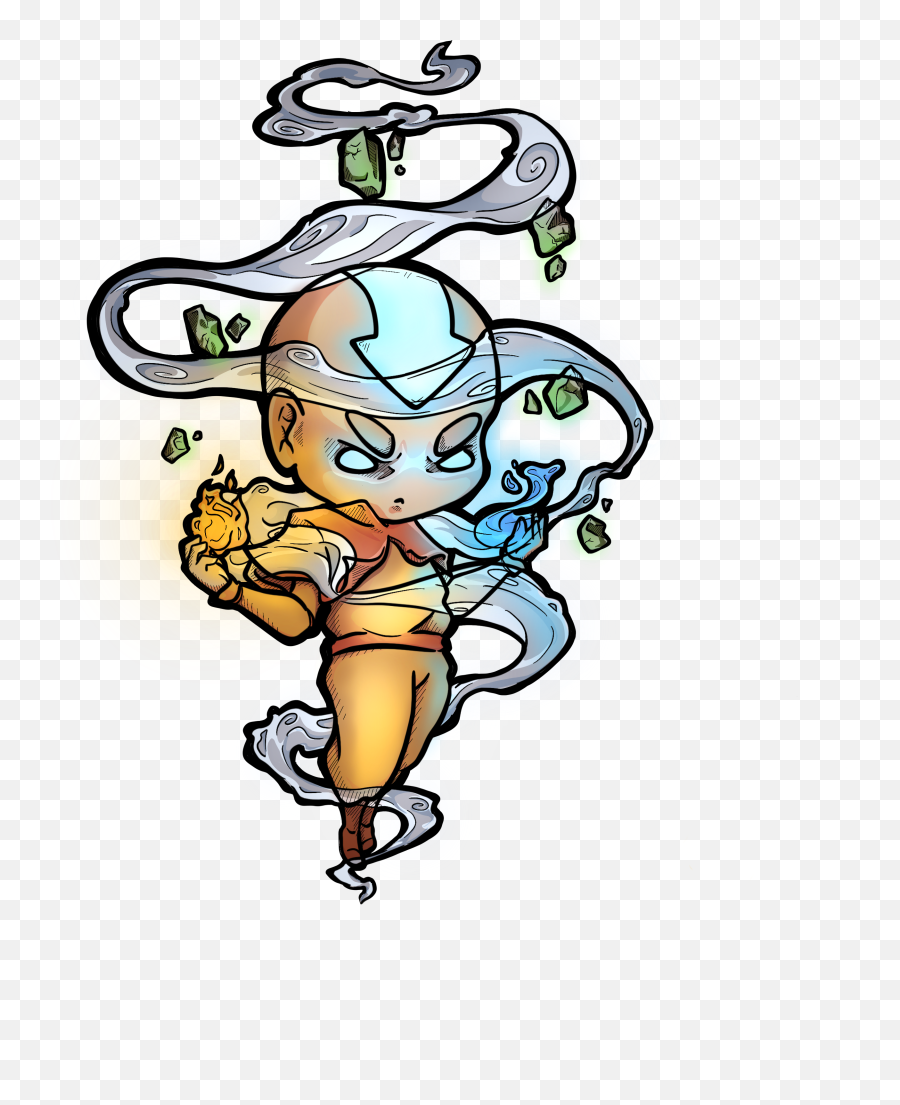 Chibi Aang - Fictional Character Png,Aang Icon