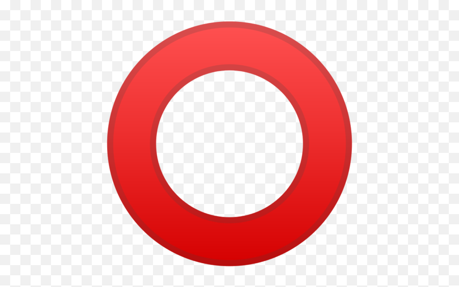 Hollow Red Circle Emoji - Vodafone Uk Png,Red Circle Png Transparent