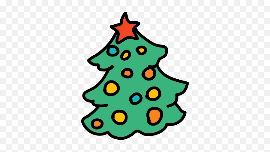 Christmas Tree Icon - Arboles De Navidad Ramas Dibujo Png,Christmas Tree Icon Vector